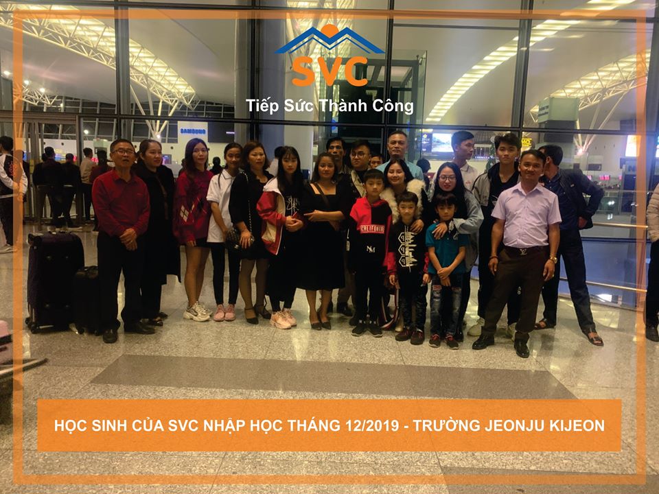 Học sinh của SVC nhập học tháng 12/2019 – Trường Jeonju Kijeon